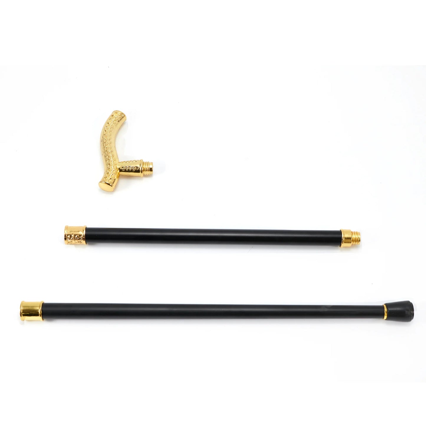 Luxury Gold Flower Wheatear Pattern Walking Stick