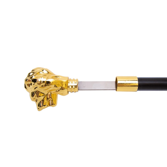 Gold Luxury Lion Walking Stick PN032