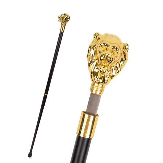 Gold Luxury Lion Walking Stick PN032
