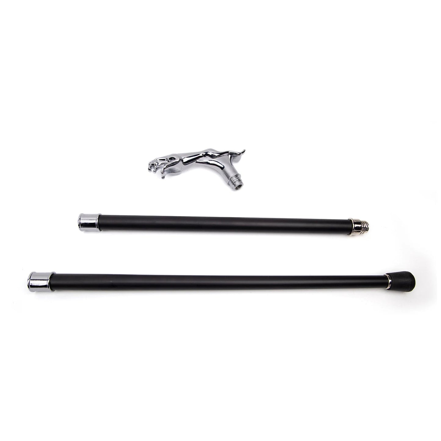 Silver Luxury Leopard  Walking Stick PN013