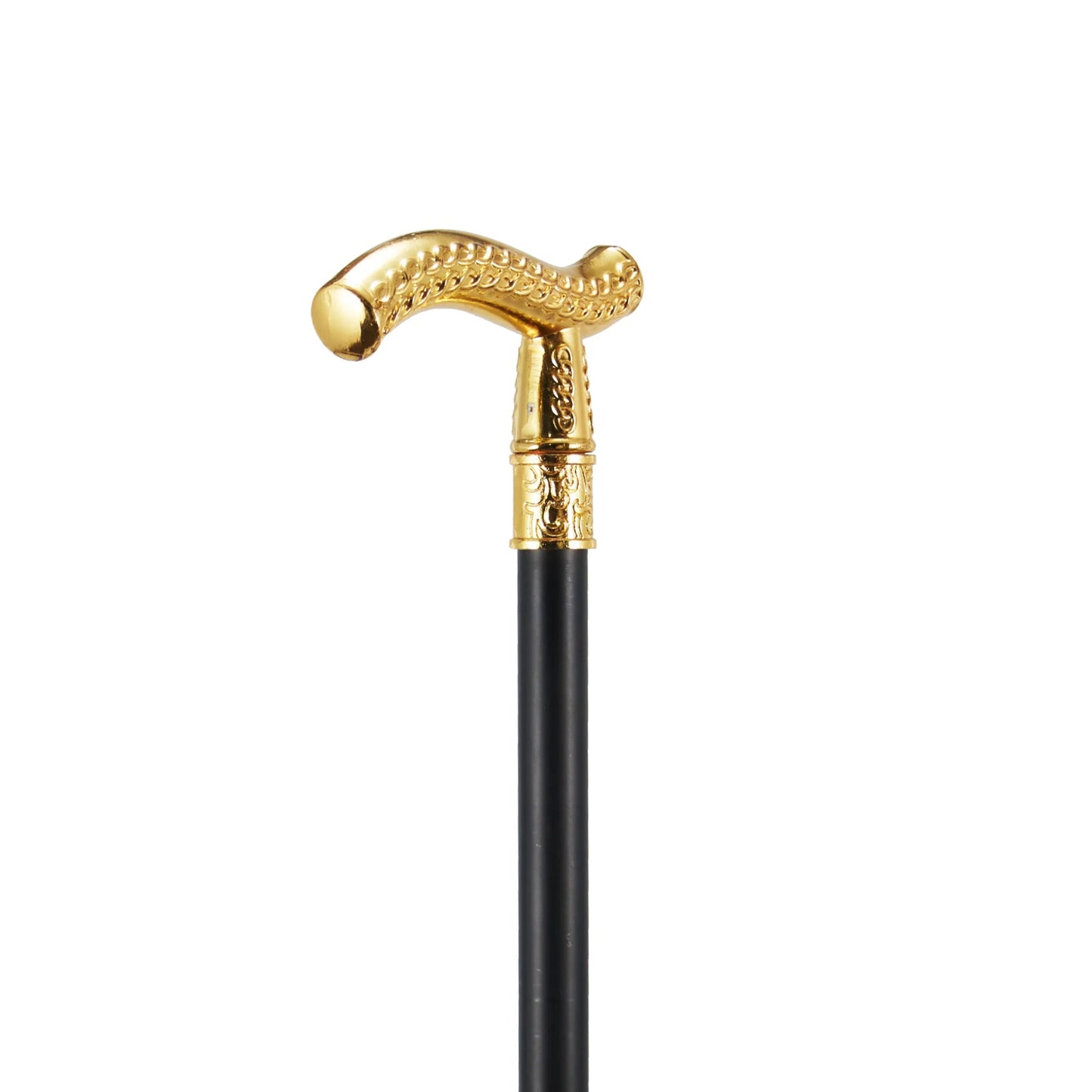 Luxury Gold Flower Wheatear Pattern Walking Stick