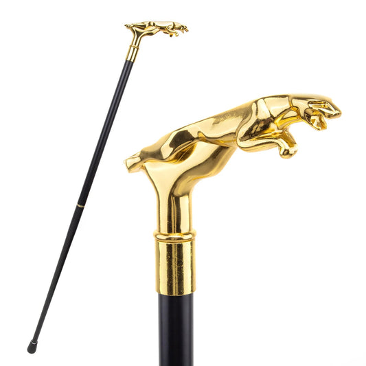Gold Luxury Leopard  Walking Stick PN029