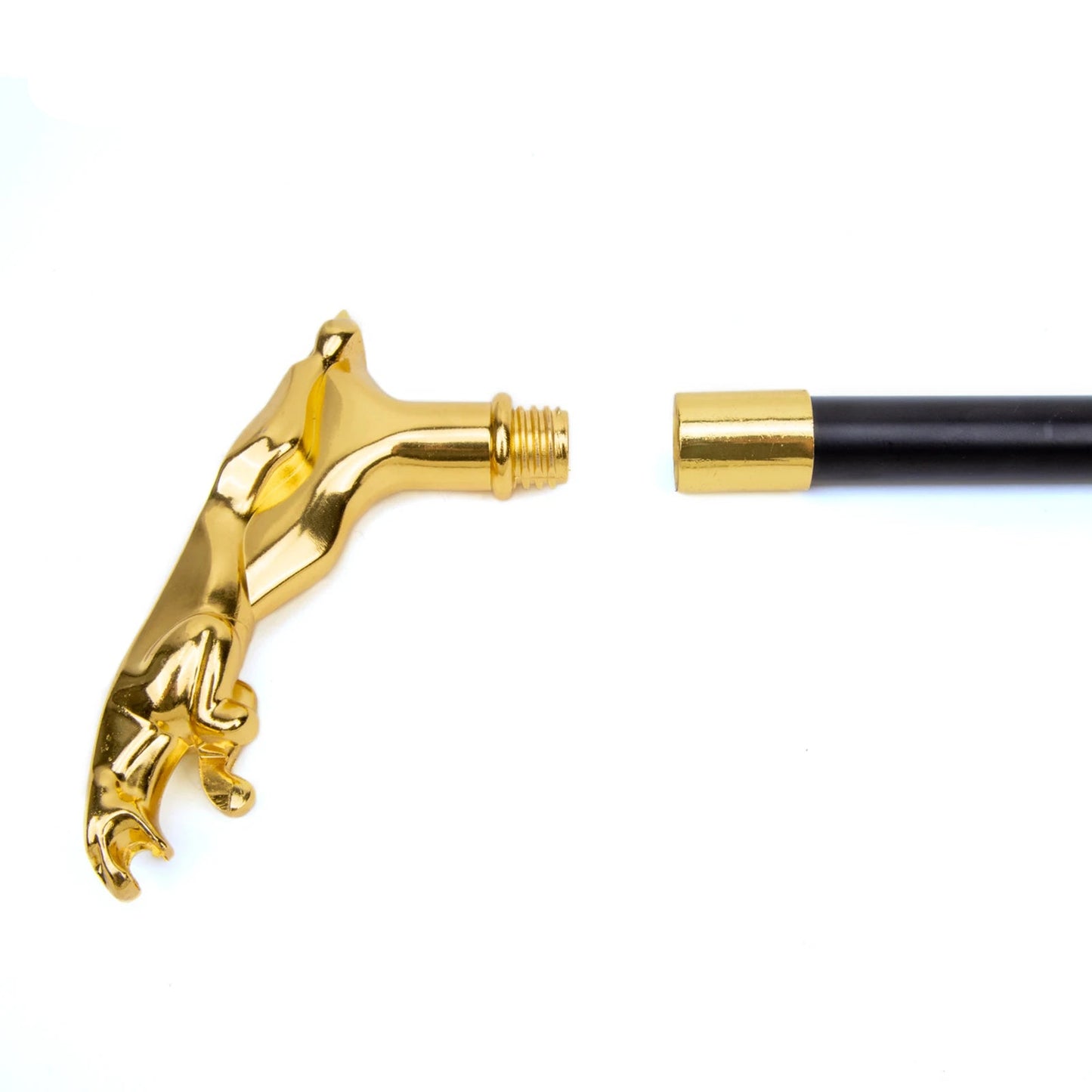 Gold Luxury Leopard  Walking Stick PN029
