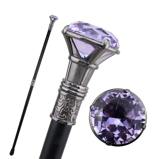 Purple Diamond Walking Stick - PN008