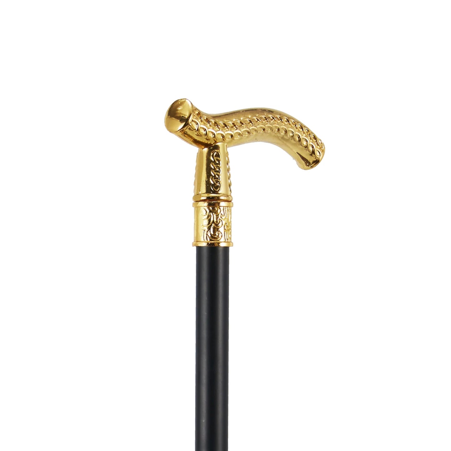 Luxury Gold Flower Wheatear Pattern Walking Stick