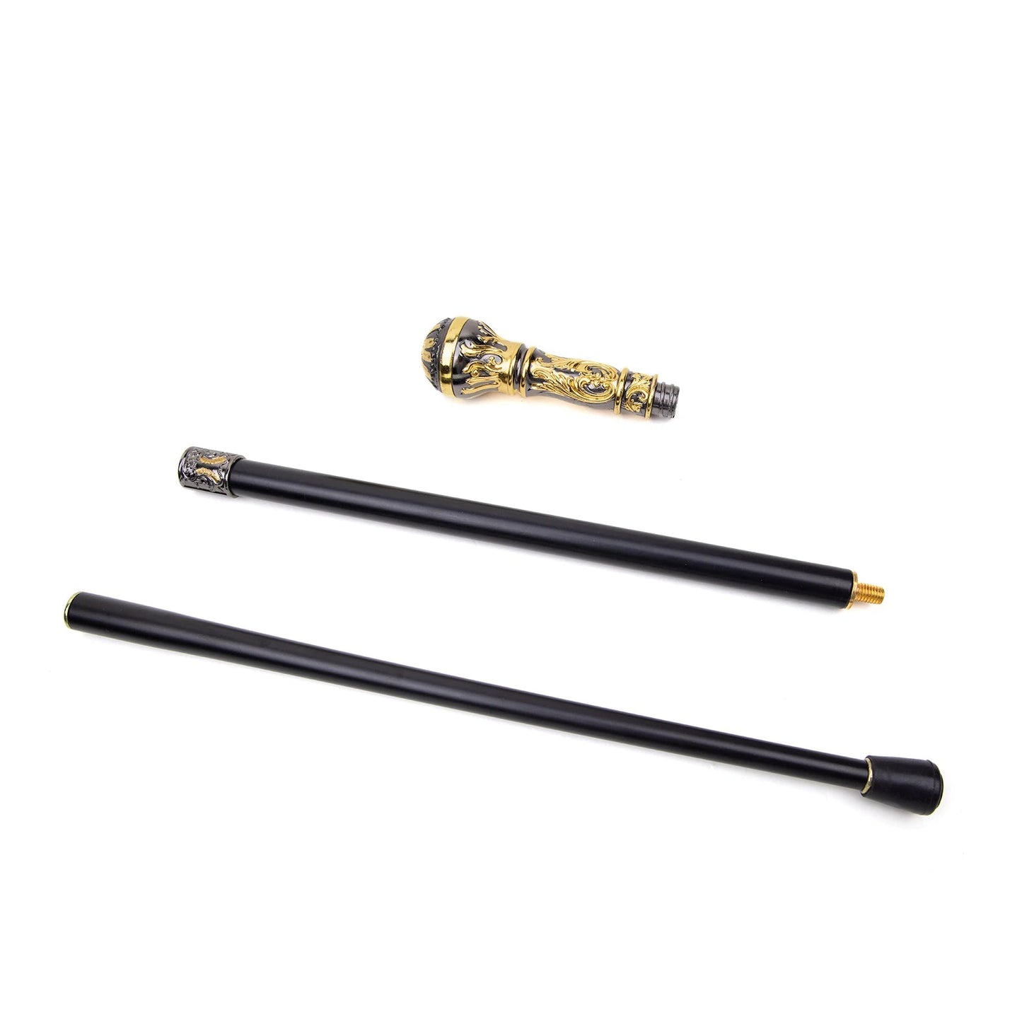 Golden Black Luxury Walking Stick -PN004