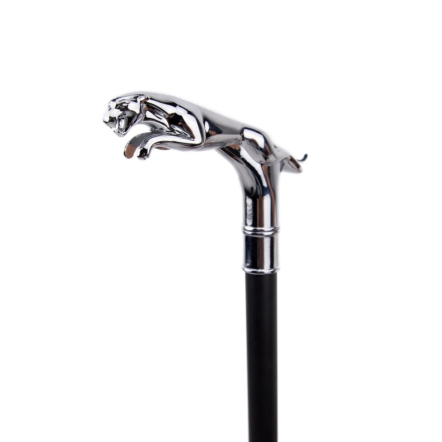 Silver Luxury Leopard  Walking Stick PN013