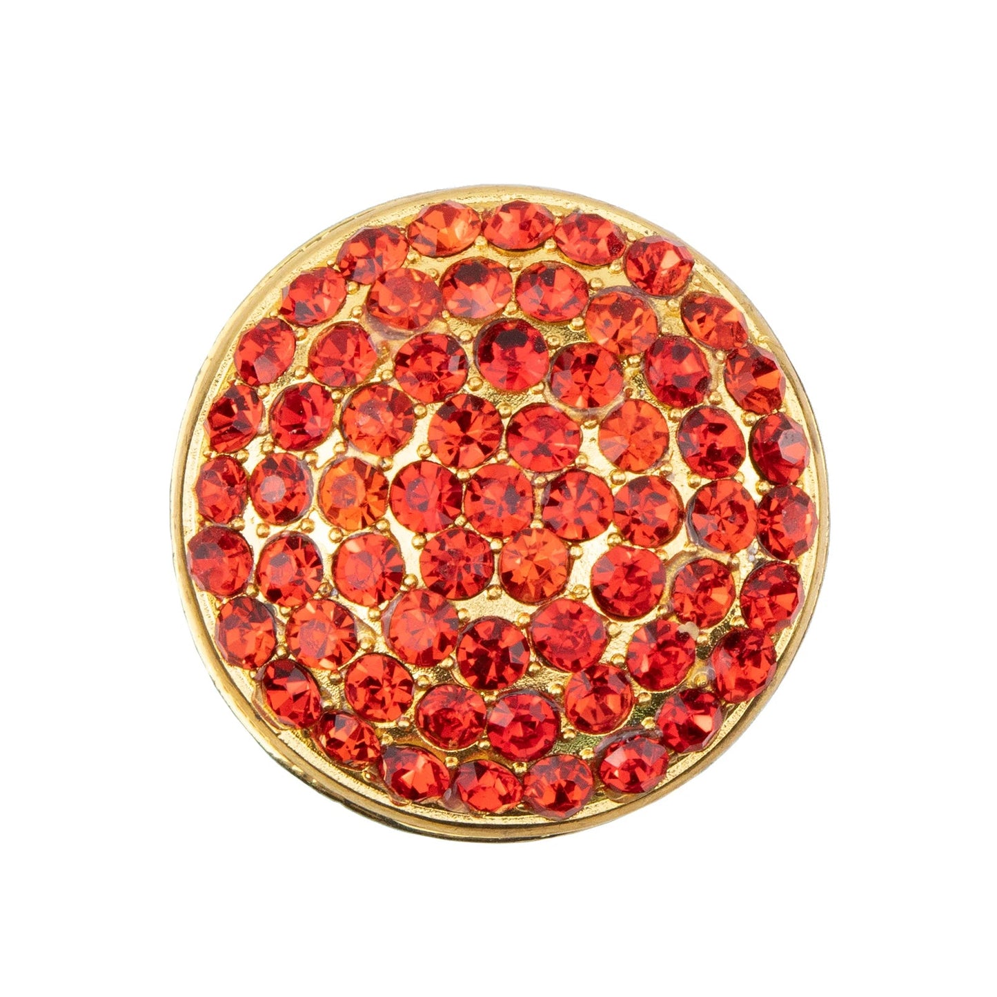 Golden Red Artificial Diamond Walking Stick PN018