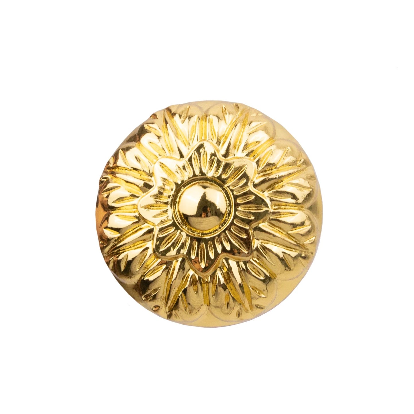 Golden Hand Hold Flower Luxury  Walking Stick - PN007